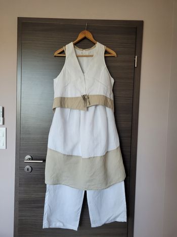 Ensemble 3 pièces de la marque Carling en ramie