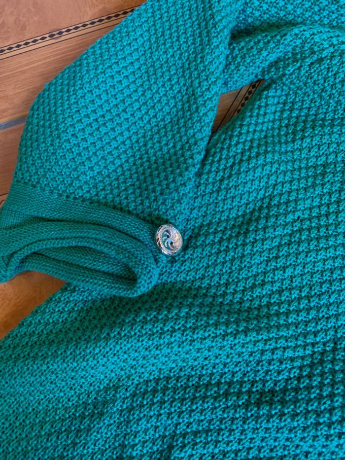 Gilet à capuche vert - photo numéro 2