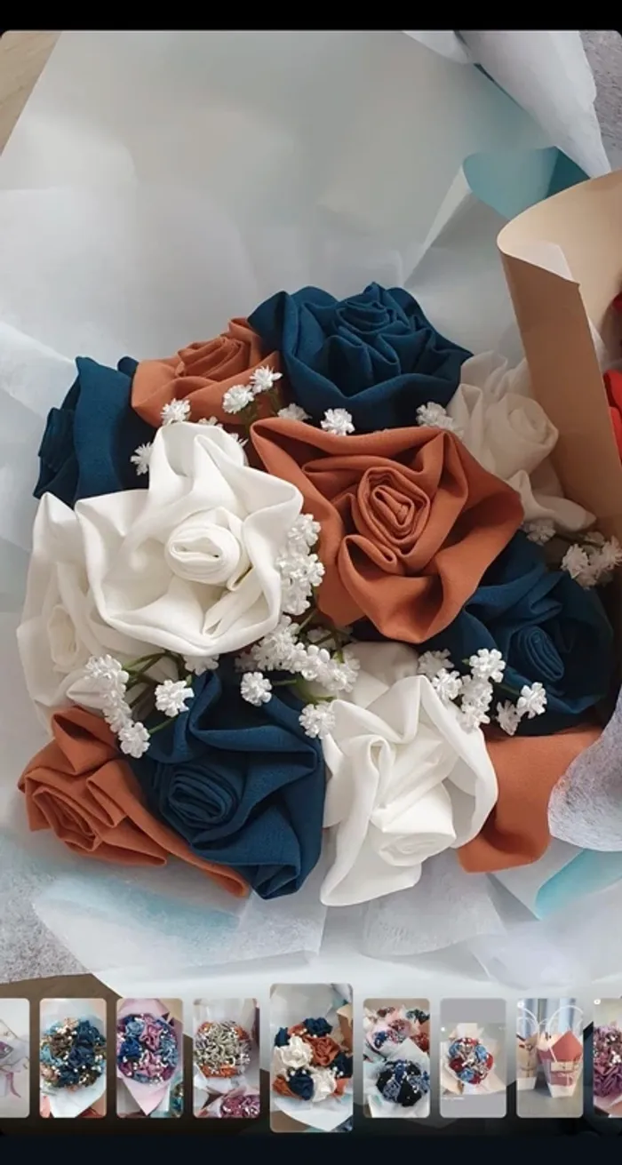 Bouquet de hijabs soie de Médine ou Jersey prémium - photo numéro 7