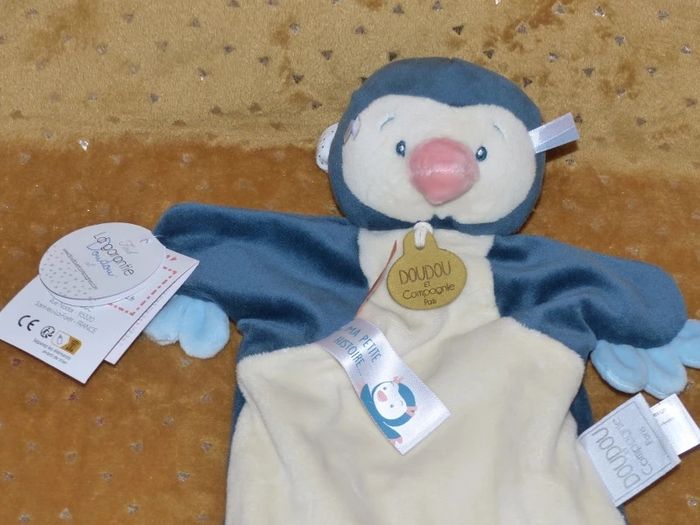 Doudou pingouin marionnette doudou et compagnie 🐧NEUF - photo numéro 2