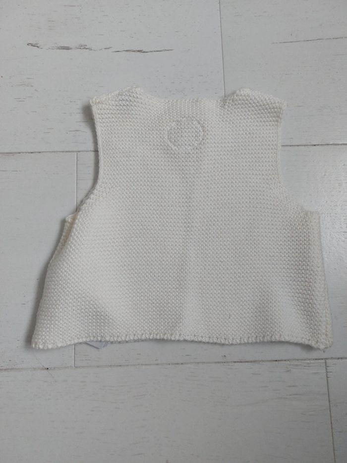 Gilet boléro blanc Sergent Major - photo numéro 4