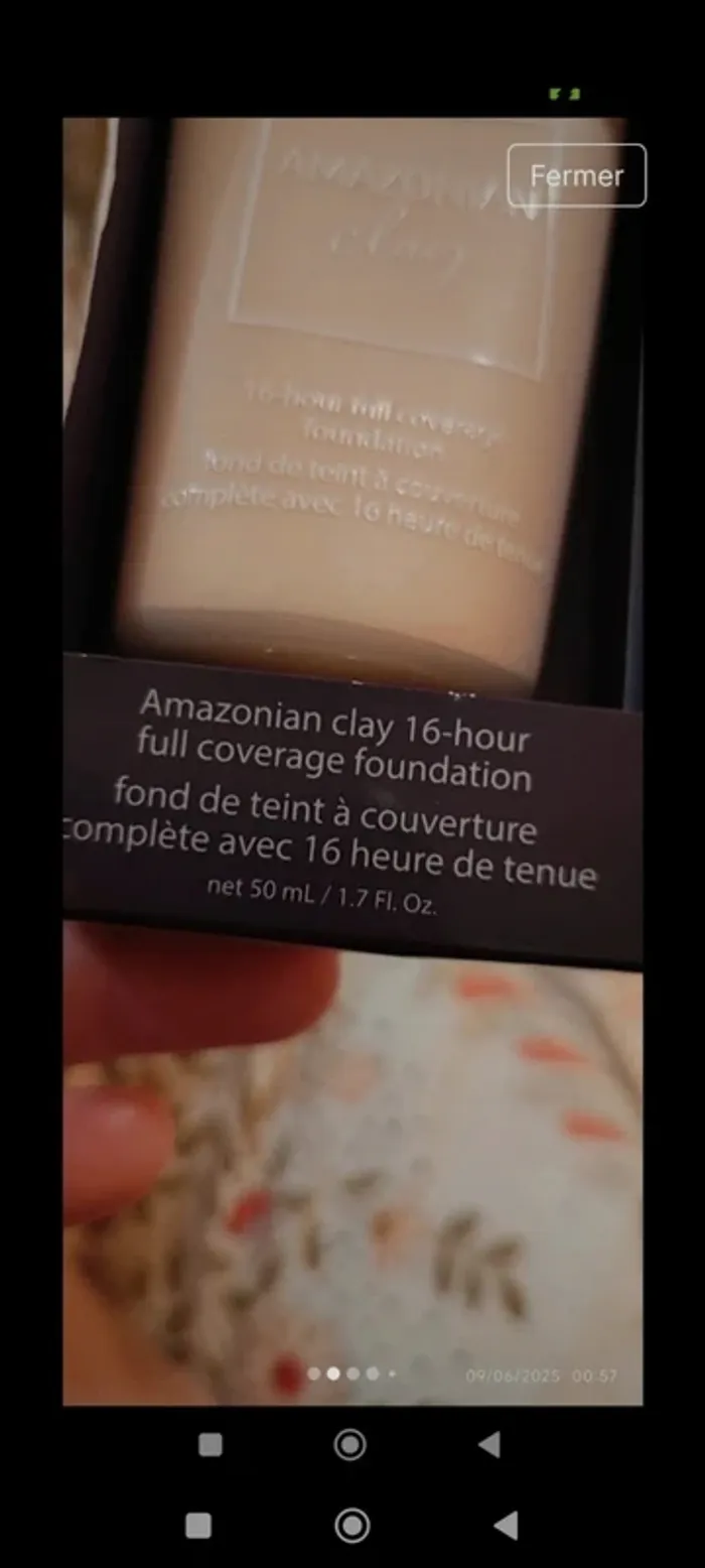 Tarte Cosmetics Amazonian Clay foundation Fond de teint Teinte 18N
50 ml - photo numéro 2