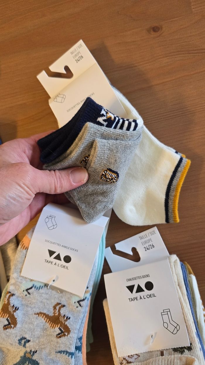 NEUFS(non portés)🥰🤩💙 lot boxers  3 ans garçon et chaussette/socquettes 💙🤩🥰 - photo numéro 8