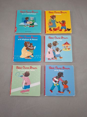 Lot de 6 livres Petit Ours Brun 🐻