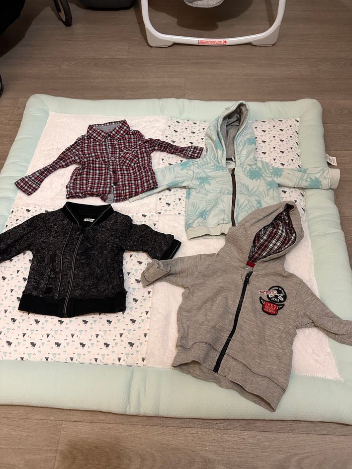 Lot 3 gilets et 1 chemise uniquement du IKKS 40e