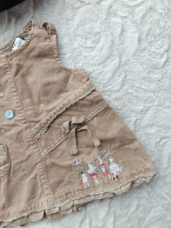 Robe style velours Fille 1 mois Kiabi 100% coton - photo numéro 4