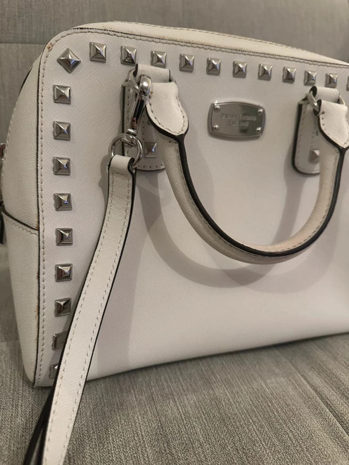Sac à bandoulière blanc Michael Kors - photo numéro 2