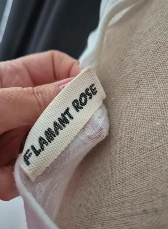 Débardeur crème dentelle – Flamant Rose - photo numéro 7