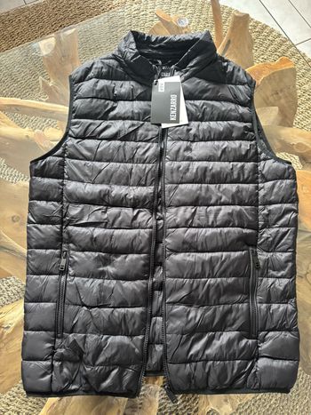 Doudoune sans manche homme noir xxl
