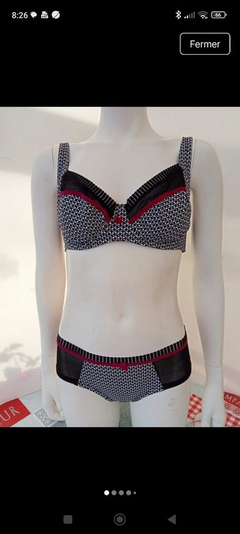 Ensemble lingerie tissaia 