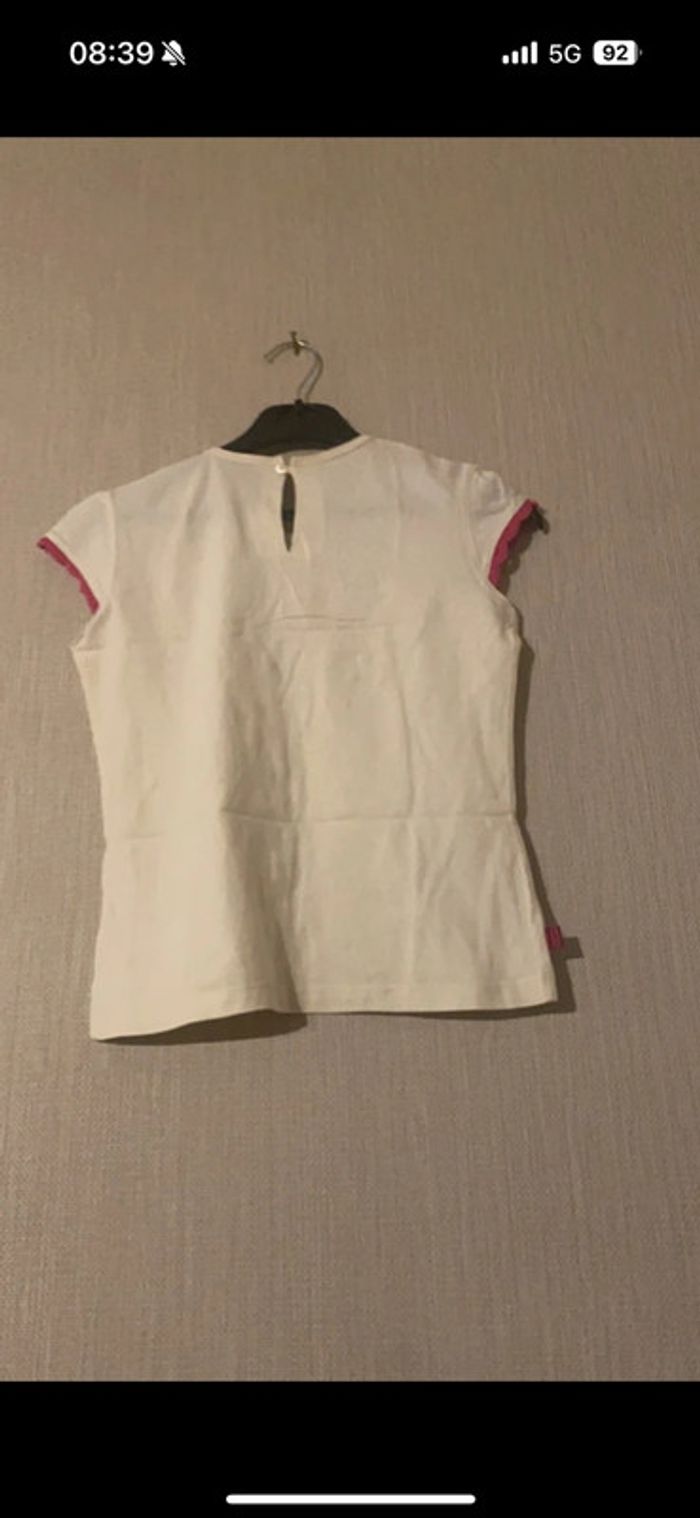 Haut Catimini 12 ans – Broderie florale et sequins - photo numéro 2