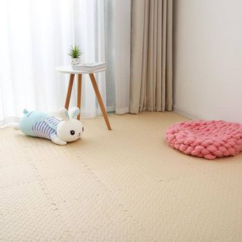 lot de 16 dalles en mousse beige