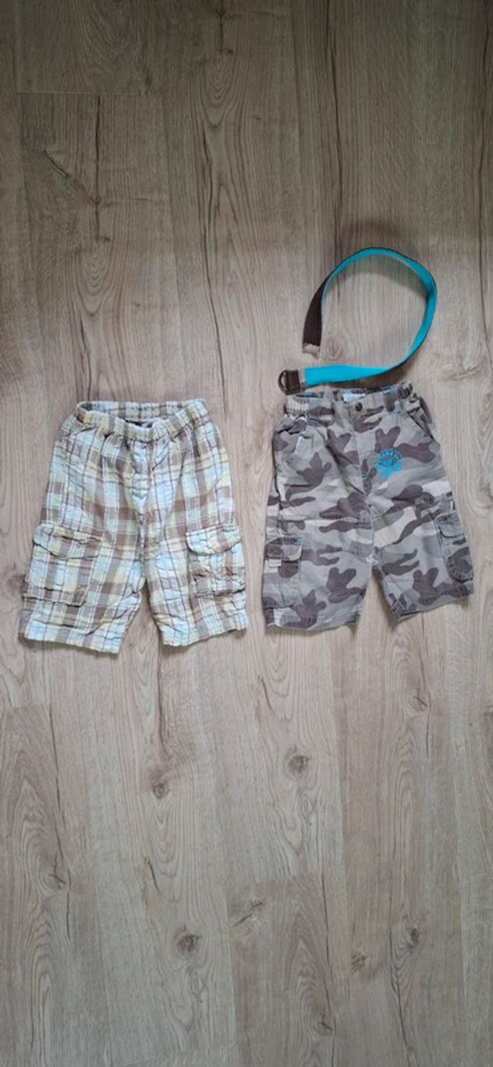 Lot 2 pantacourts 18mois