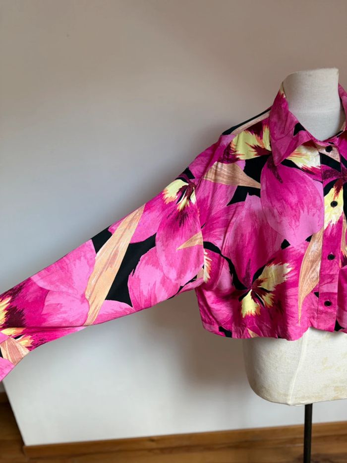 Superbe chemise ou veste legere neuve en viscose coloré H&M 🌸 42 XL - photo numéro 3