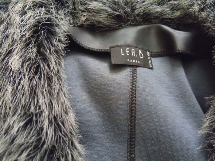🌺 magnifique manteau neuf en cuir synthétique avec col fourrure 20 eur taille 38 -40🌺 - photo numéro 6