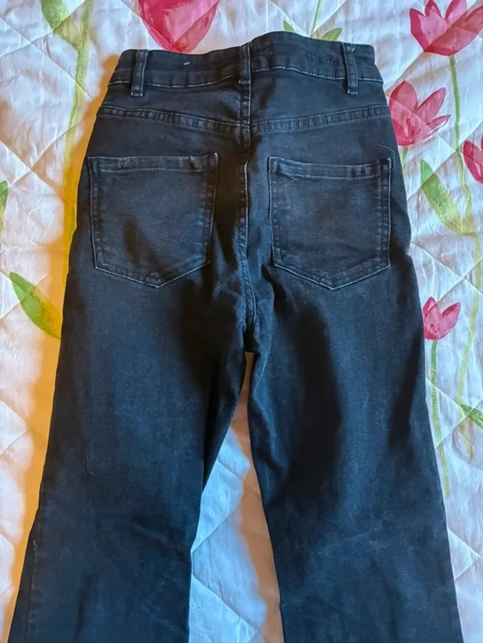 Jean évasée noir - photo numéro 2