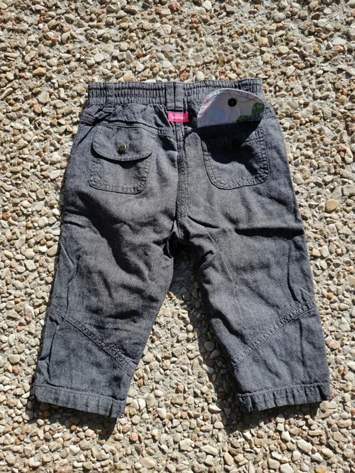 Panatalon gris foncé Catimini 9 mois - photo numéro 4