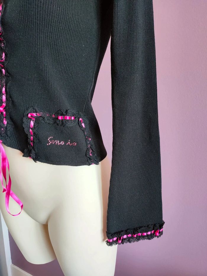 Pull corset vintage laçage Y2k - photo numéro 8