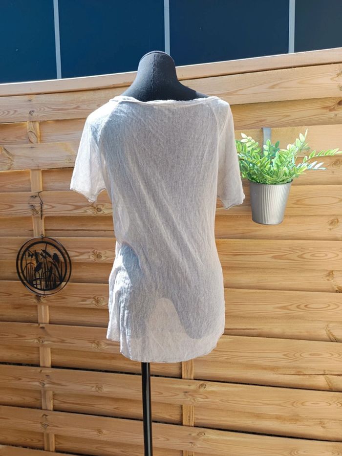 T-shirt en maille coton taille M - photo numéro 4
