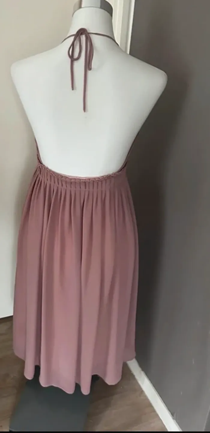 Adolfo dominguez  robe habillée de soirée femme, taille 36 rose - photo numéro 3