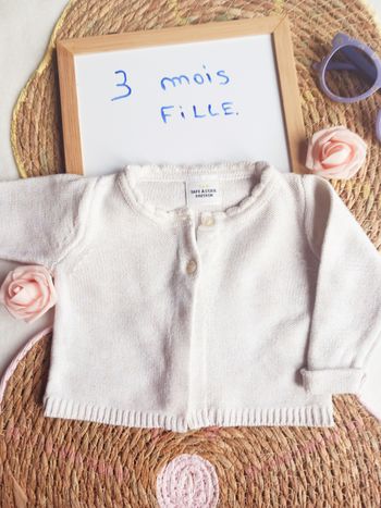 Gilet fille 👧 3 mois