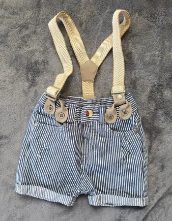 Short à bretelles 6mois
