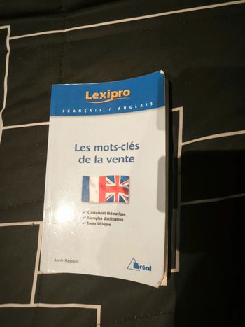 Livre les mots-clés de la vente