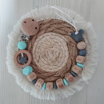 Attache tétine personnalisée