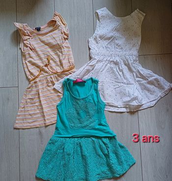 Lot de 3 robes - 3 ans