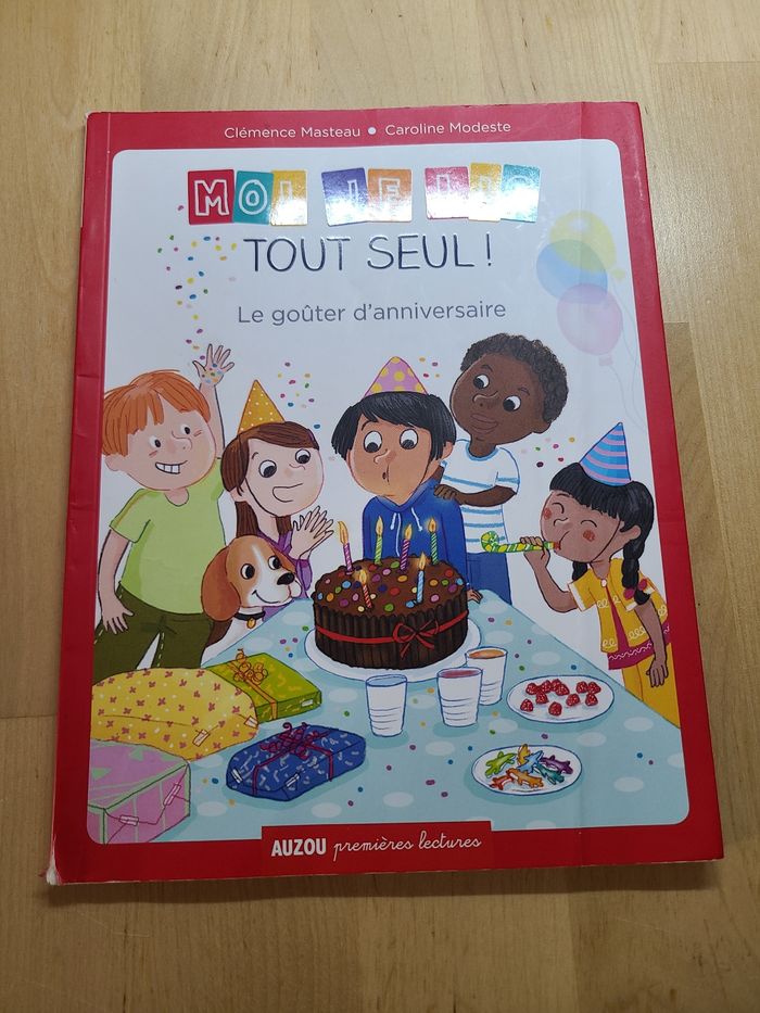 Livre moi je lis tout seul le goûter d'anniversaire