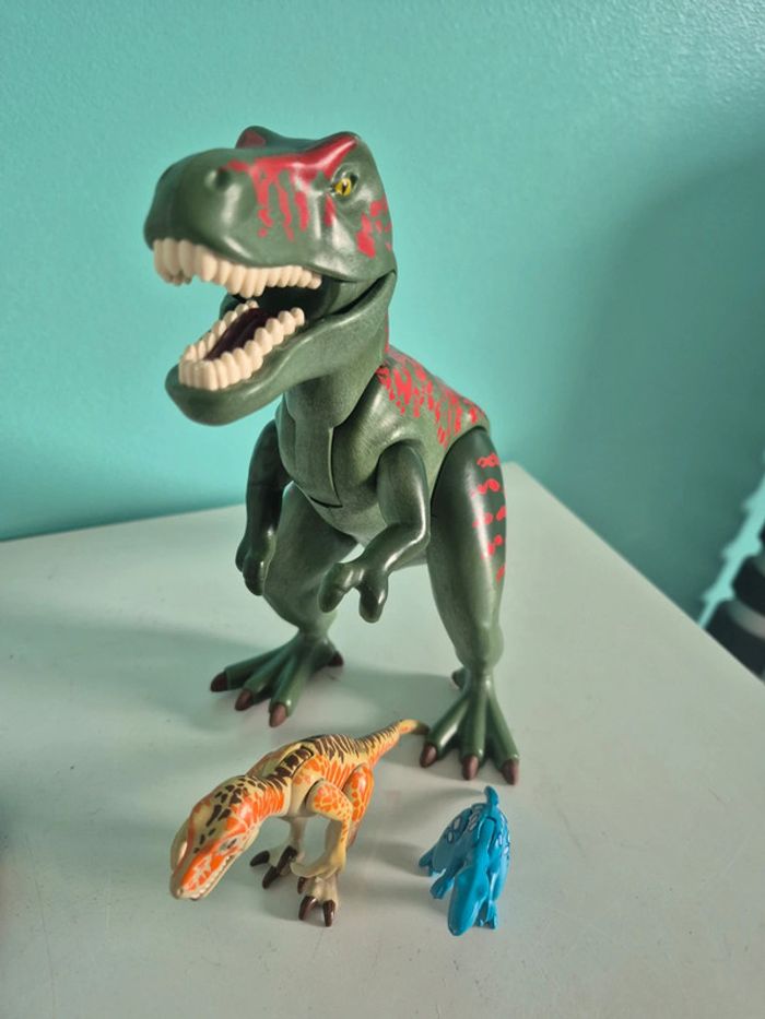 Lot playmobil dinosaures T-Rex - photo numéro 3