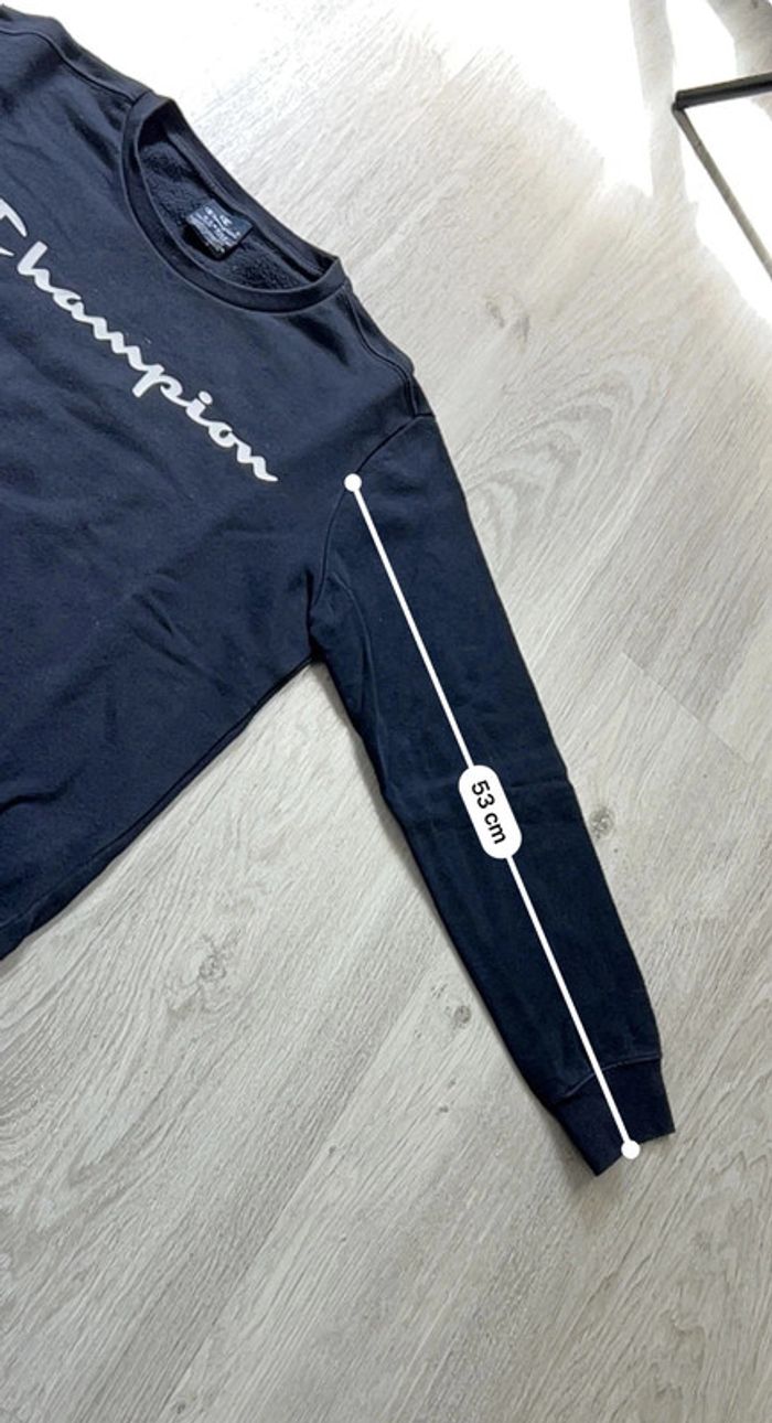 Pull Champion Bleu marine Taille S (XL Enfant) - photo numéro 5