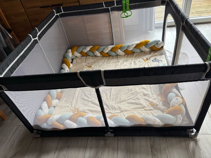 Parc tissu 130 x 130 x 65 cm - photo numéro 8