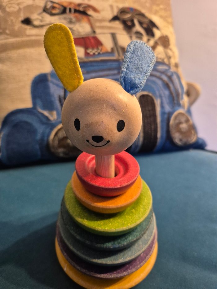 Jeu d'empilement lapin Nature et Découvertes - photo numéro 2