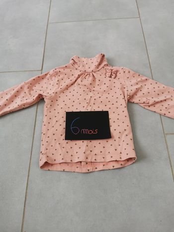 Tee-shirt manche longue 6mois kiabi