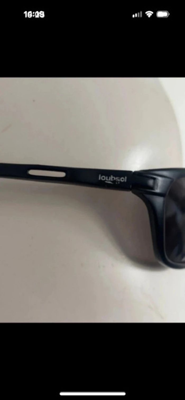 Jolie paire de lunettes de soleil neuves noires Loubsol envoi protégé - photo numéro 4