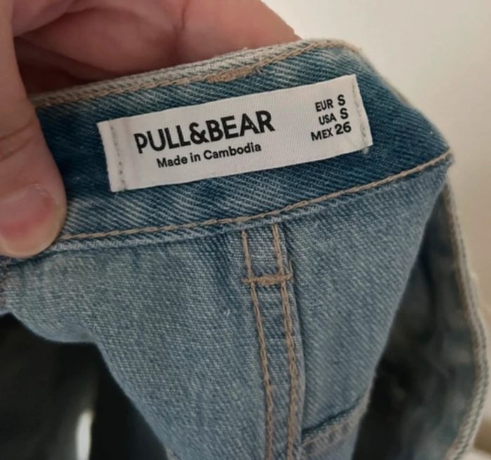 Jupe en jean, bleue, Pull & Bear - photo numéro 8