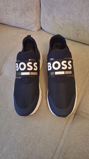 Baskets bleu marine à enfiler Hugo BOSS