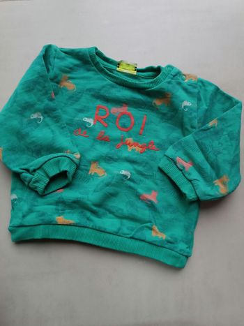 Sweat manches longues "le roi de la jungle"