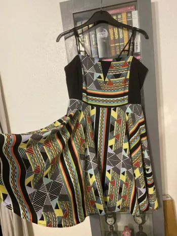 superbe robe patineuse OORA Cache Cache 40 neuve