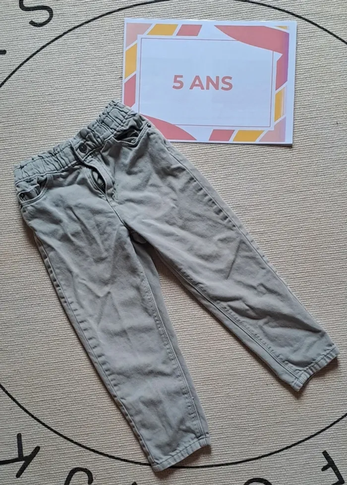 Jean taille élastique