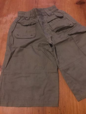 Bermuda taille 7 ans vert baudet