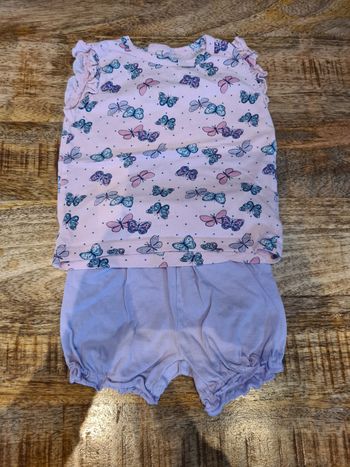 Ensemble t-shirt short 74 cm 9 12 mois
