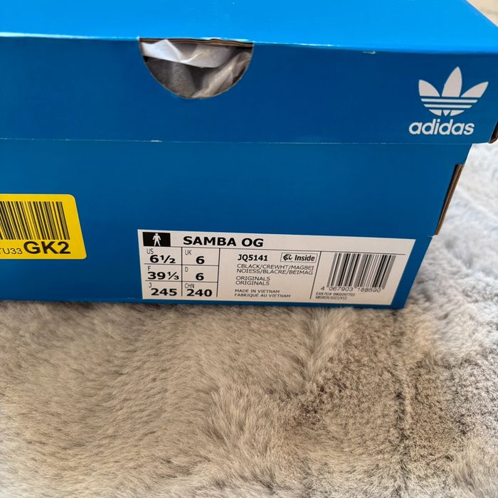 Adidas Samba OG Noir Crème Blanc Magic Beige - photo numéro 10