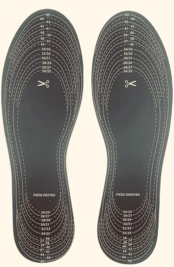 Semelle Chaussure hygiénique MD Casa à découper Noir Taille 24/25 à 45 Neuf