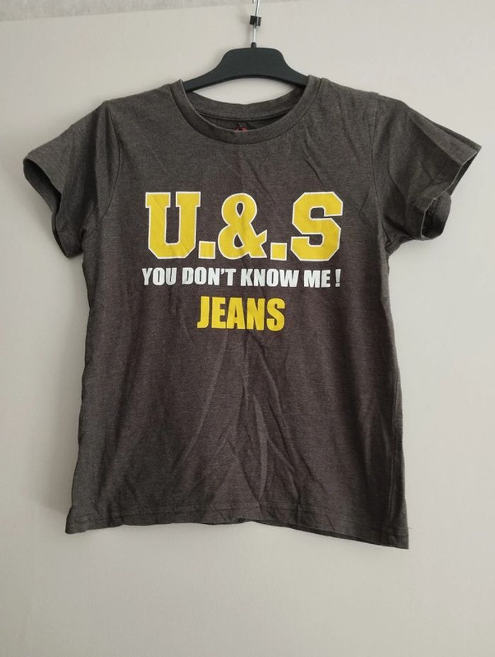 Tee shirt US Jeans taille 10 ans