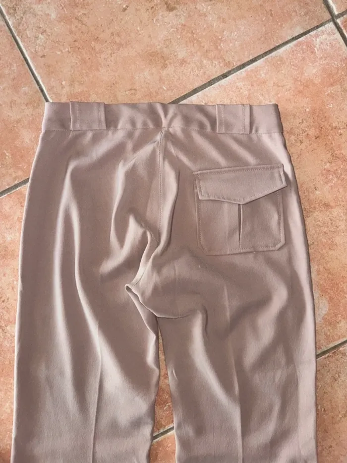 Pantalon beige manxai - photo numéro 3