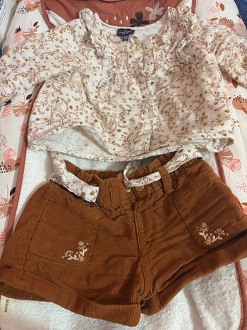 Ensemble short chemisier 12 m