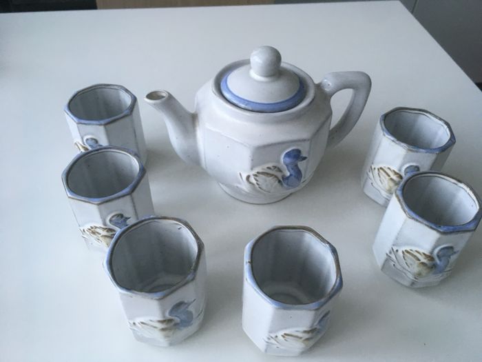 Ensemble Théière et tasses - photo numéro 2