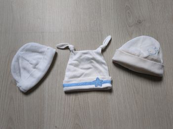 Lot 3 bonnets Naissance